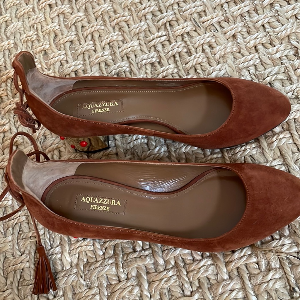 Aquazzura Suede Shoes (Brand New)
